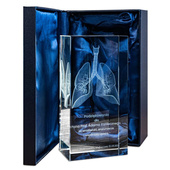 Statuetka Medyczna - Płuca 3D - Podziękowania dla Lekarza, Przychodni