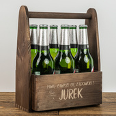 Nosidło na piwo z grawerem PIWO ZAWSZE CIĘ ZADOWOLI + IMIĘ