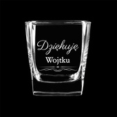 GRAWEROWANA szklanka do whisky na podziękowania