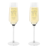 2 kieliszek do szampana PREZENT DLA MŁODEJ PARY z grawerem NA ŚLUB