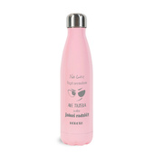 Butelka termiczna PERSONALIZOWANY PREZENT - NIE LUBIĘ BYĆ WREDNA