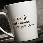Kubek Latte mały z nadrukiem DLA NAJLEPSZEJ PRZYJCIÓŁKI