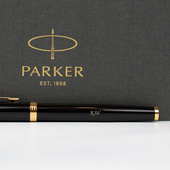 Personalizowany zestaw Parkera - Twój GRAWER INICJAŁÓW na prezent