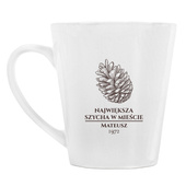 Personalizowany Kubek Latte z nadrukiem DLA SZYCHY