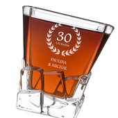 2 Szklanki na 30. ROCZNICĘ ŚLUBU – dla pary z gustem do whisky