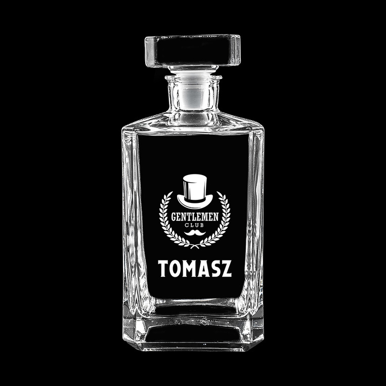 Karafka z GRAWEROWANYM imieniem na URODZINY, IMIENINY