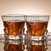 2 Szklanki do whisky 15 ROCZNICA - grawer imion i jubileuszu