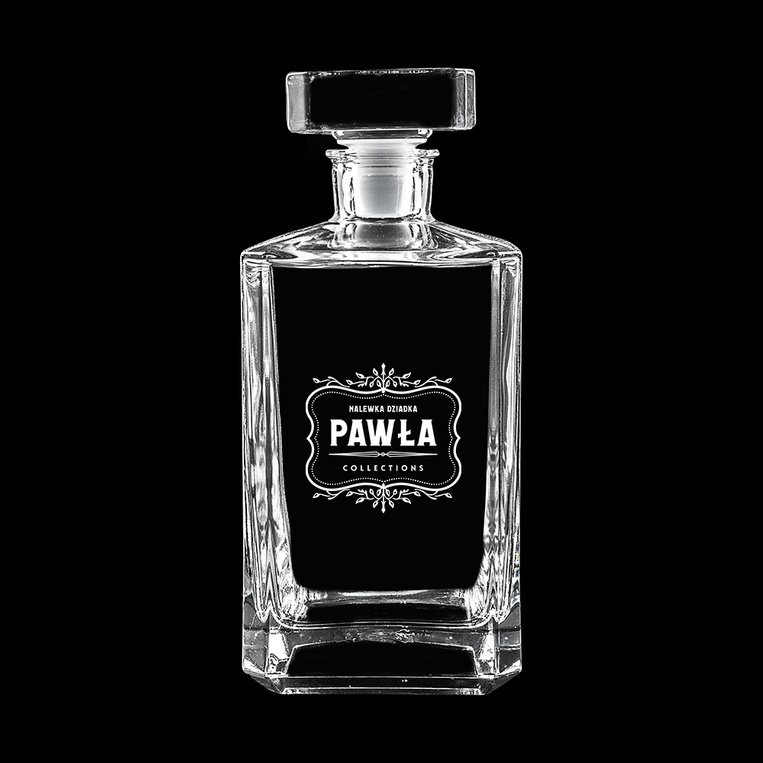 Karafka DO NALEWKI na prezent DLA DZIADKA