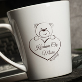 Kubek Latte z nadrukiem KOCHAM CIĘ MISIU + IMIĘ z okazji WALENTYNEK