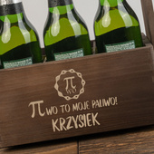 Nosidło na piwo z grawerem PIWO TO MOJE PALIWO + IMIĘ