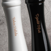 Mega duże młynki do soli i pieprzu 41,5 cm - zestaw z grawerem DLA BABCI I DZIADKA