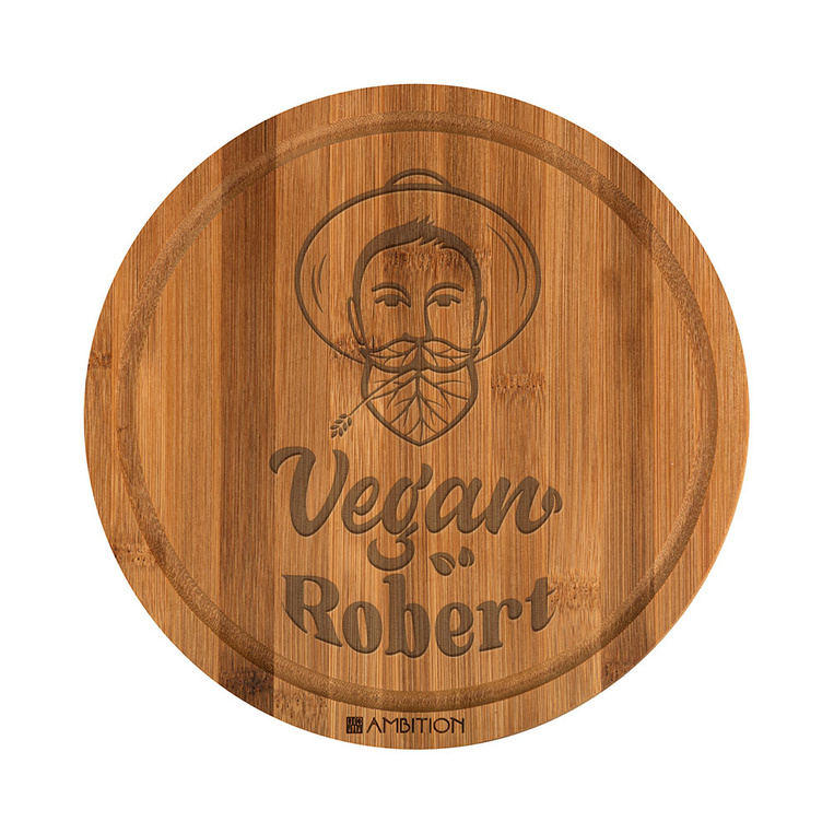 Deska do krojenia z grawerem dla VEGAN na URODZINY IMIENINY