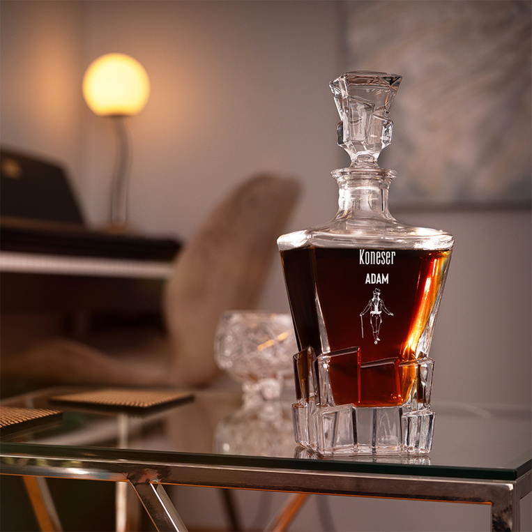 Personalizowana Karafka Lodowa z grawerem DLA KONESERA SZKOCKIEJ whisky