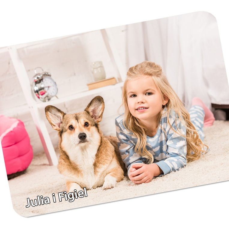 Duża podkładka pod mysz 40x28 z twoim zdjęciem DLA DZIECKA