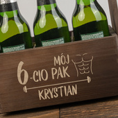 Nosidło na piwo z grawerem MÓJ 6-cio PAK NA PREZENT dla niego