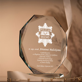 Statuetka z grawerem DLA POLICJANTA odchodzącego na emeryturę – OD ZAŁOGI