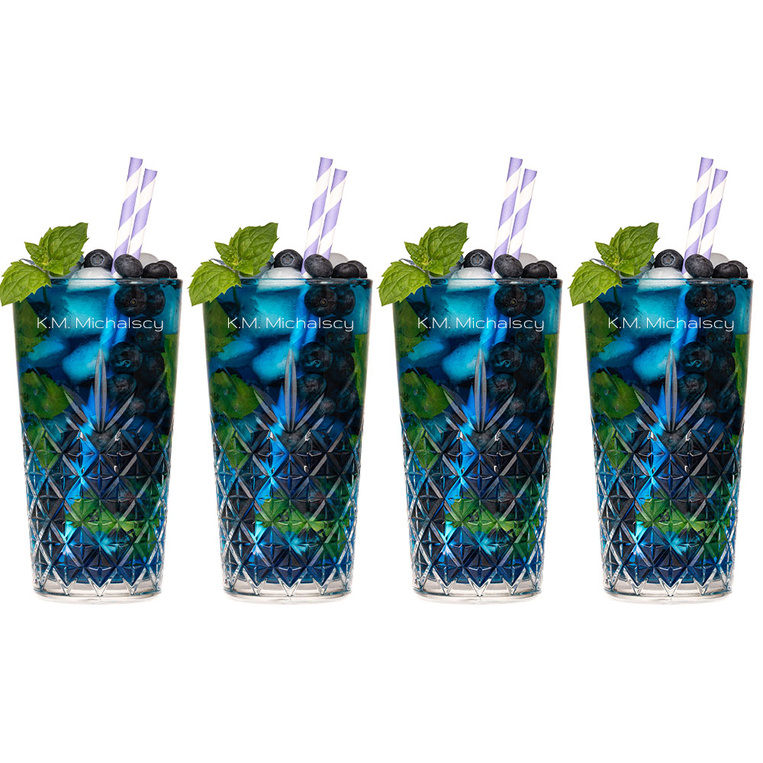 Zestaw 4 szklanek do drinków 470 ml z grawerem – GRAWER INICJAŁÓW I NAZWISKA