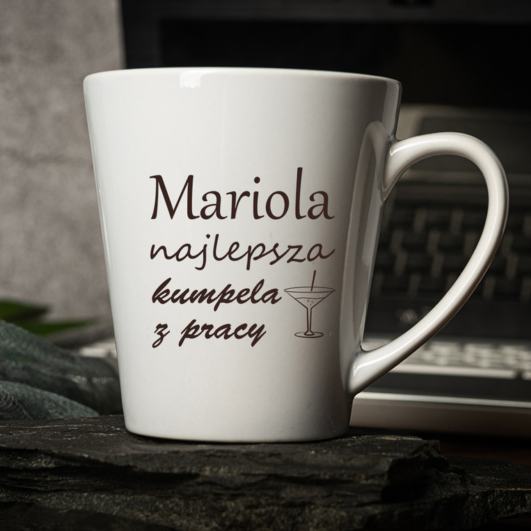 Kubek Latte mały z personalizacją DLA NAJLEPSZEJ KUMPELI