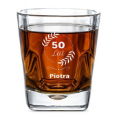 PERSONALIZOWANA Szklanka do whisky prezent 50 URODZINY