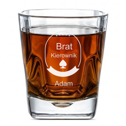 Personalizowana szklanka do whisky dla brata – KIEROWNIKA