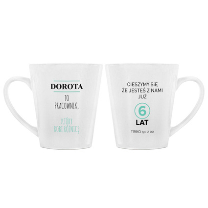 Kubek Latte DLA WYRÓŻNIAJĄCEGO SIĘ PRACOWNIKA