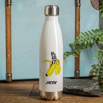 Butelka termiczna DLA NIEGO z nadrukiem SO SEXY + IMIĘ