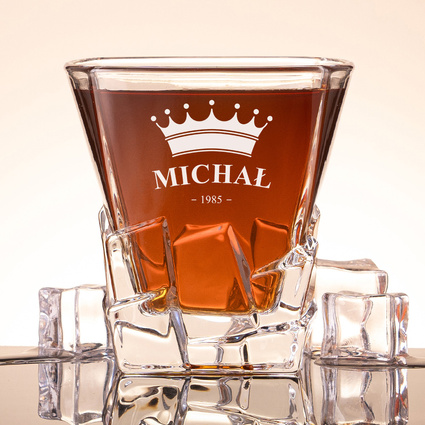 Szklanka Lodowa Premium z imieniem – PREZENT URODZINOWY twój grawer