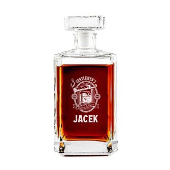 Karafka dla prawdziwego GENTLEMANA z personalizacją