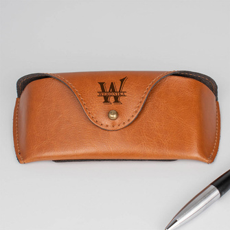 Eleganckie etui na okulary z TWOIM GRAWEREM INICJAŁ + IMIĘ