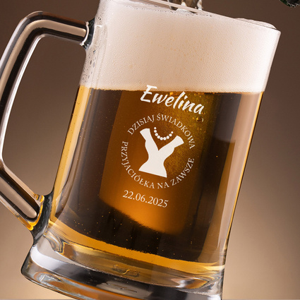 Kufel DLA ŚWIADKOWEJ – „Dzisiaj Świadkowa, Przyjaciółka na Zawsze”