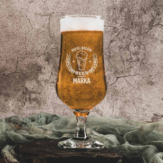 Pokale do piwa z grawerem NAPÓJ BOGÓW + IMIĘ