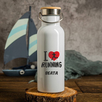 Butelka termiczna na PREZENT DLA BIEGACZA z personalizacją 