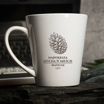 Personalizowany Kubek Latte z nadrukiem DLA SZYCHY