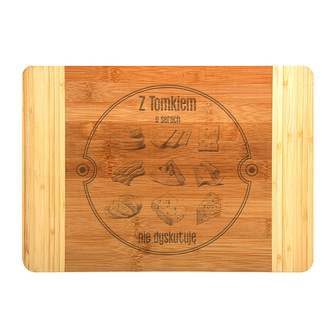 Deska do krojenia i serów z grawerem na prezent DLA ZNAWCY SERÓW