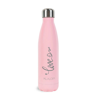 Butelka termiczna różowa GRAWER - PREZENT Z MIŁOŚCI