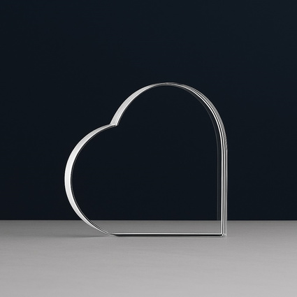 Kryształowe serce [KS-01] 110x110x20 mm