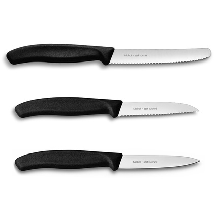 Zestaw 3 noży Victorinox z TWOIM GRAWEREM na prezent