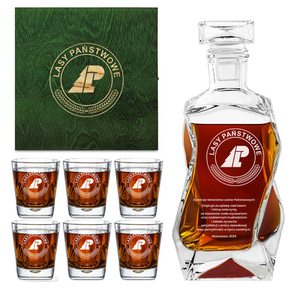 PODZIĘKOWANIA DLA LEŚNIKA - Zestaw do whisky – PODZIĘKOWANIA EMERYTURA