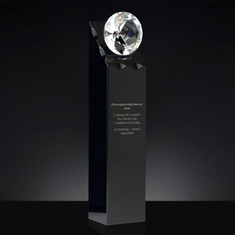 Statuetka z diamentem DLA MAMY – prezent na 40. urodziny