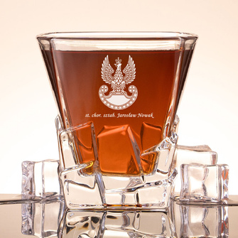Szklanka Lodowa DLA ŻOŁNIERZA z orzełkiem lub odznaką formacji