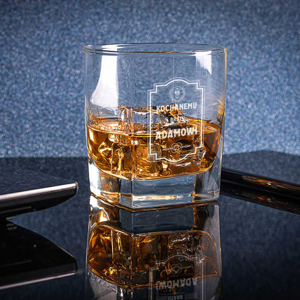 Szklanka do whisky DLA KOCHANEGO BRATA z grawerunkiem
