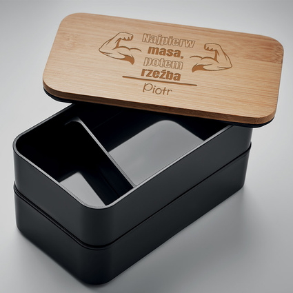 Personalizowany Lunch box TWÓJ GRAWER na urodziny imieniny