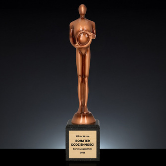 Statuetka WIKTOR – za rolę Bohatera Codzienności z grawerem