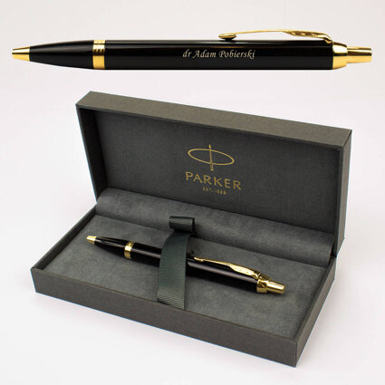 Długopis Parker IM ETUI Premium DLA DOKTORA LEKARZA gratulacje