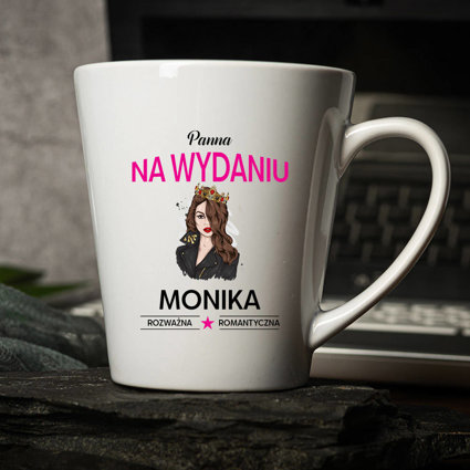 PERSONALIZOWANY Kubek Latte DLA PANNY NA WYDANIU