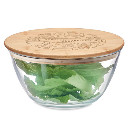 Szklana salaterka z grawerem na prezent NA IMIENINY 