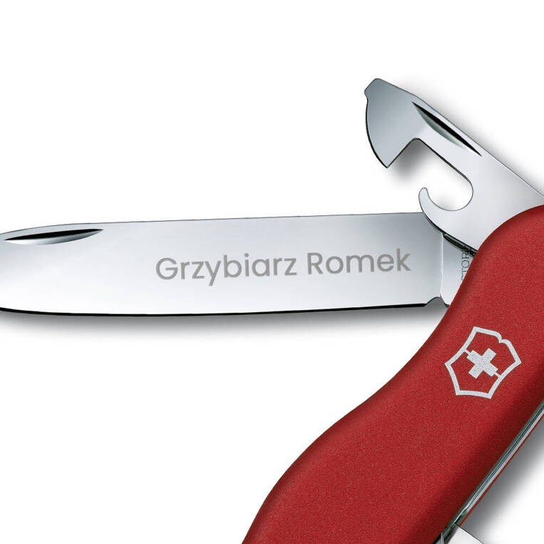 Duży Scyzoryk PICKNICKER Victorinox z grawerem GRZYBIARZ + IMIĘ