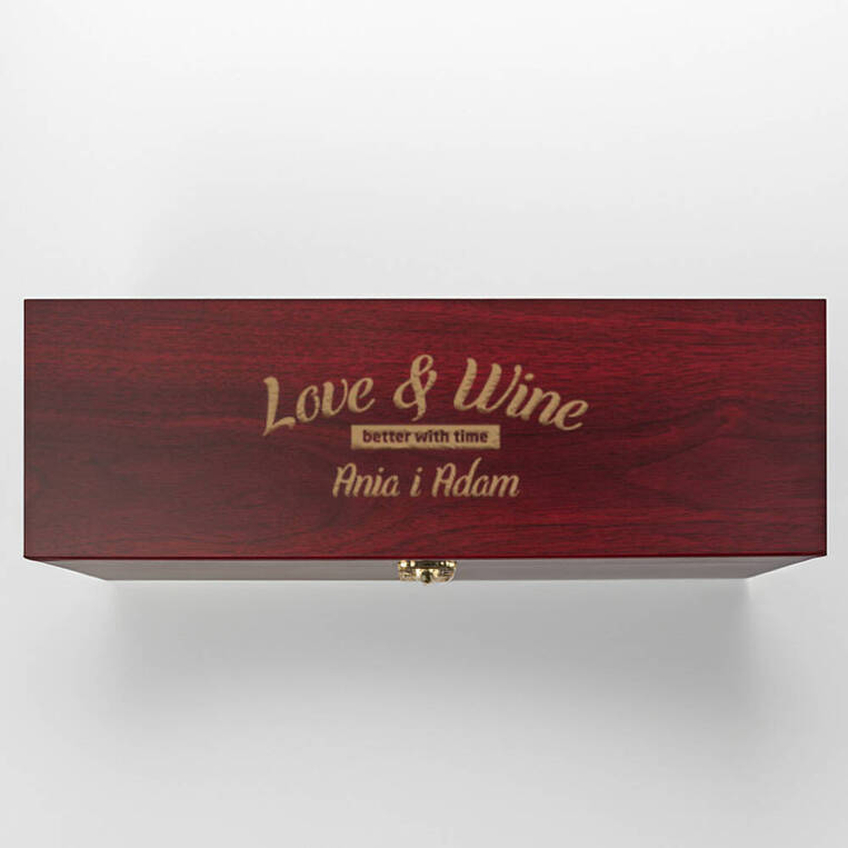 Pudełko do wina z akcesoriami DLA PARY na SPOTKANIE PRZY GRILLU